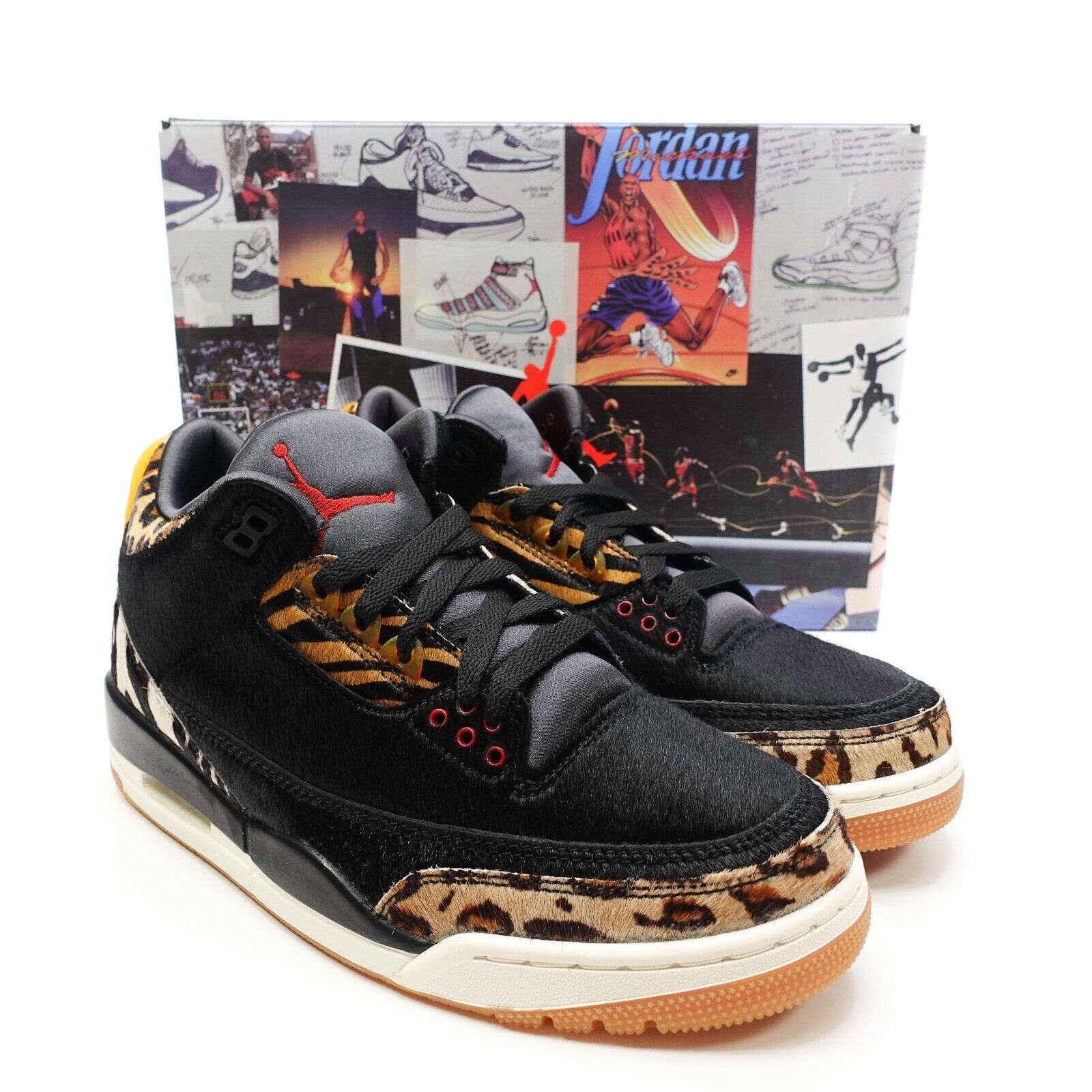 Nike Air Jordan 3 Retro Se Animal Instinct Mens Size 9.5 Ck4344 002 Womens 11